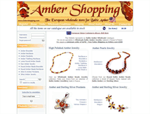 Tablet Screenshot of ambershopping.com